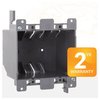 Adamax Old Work Electrical Outlet Box for Residential and Light Commercial Remodel, 2 Gang 25cu In, 3PK AG223R-3